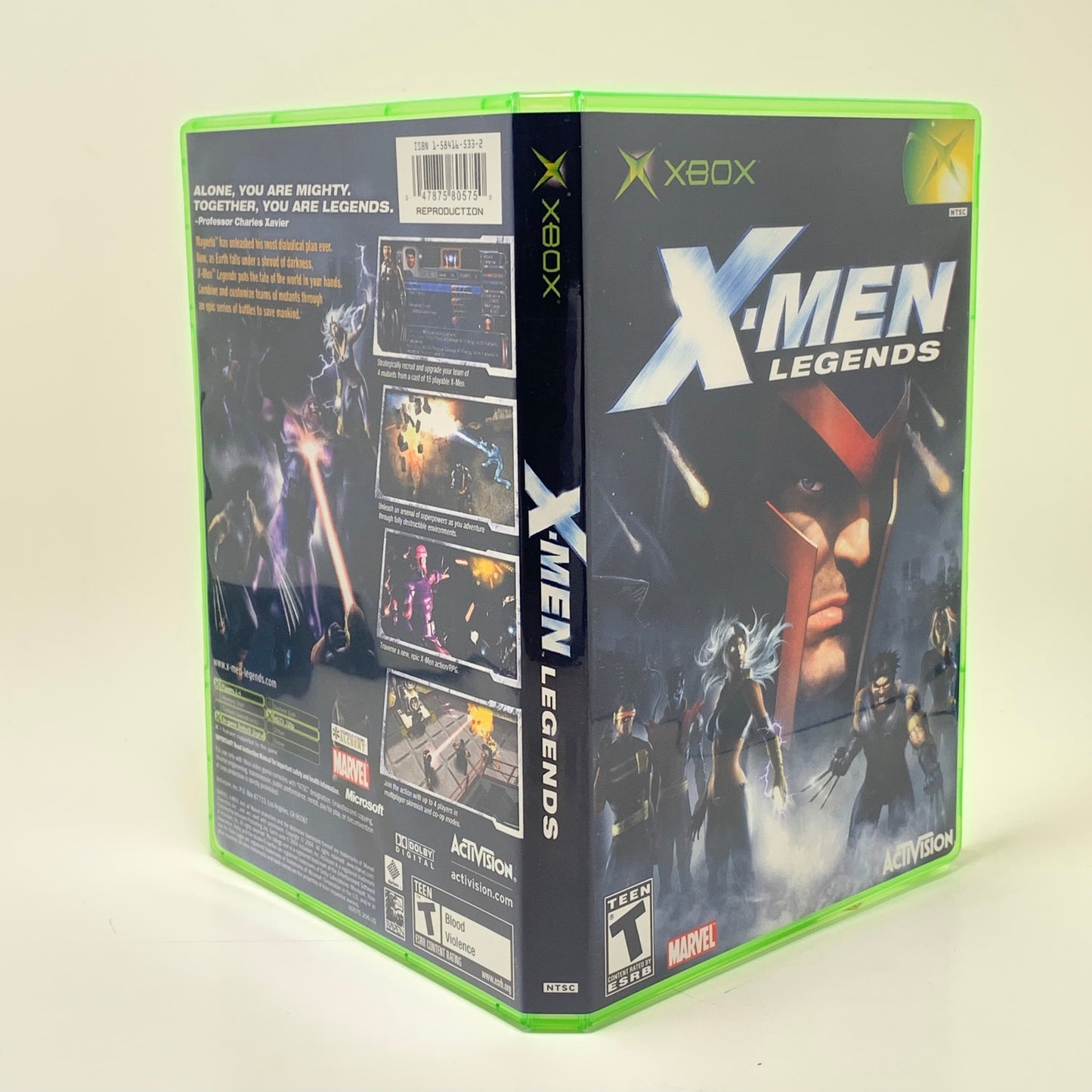 XBox - NO GAME - X-Men Legends
