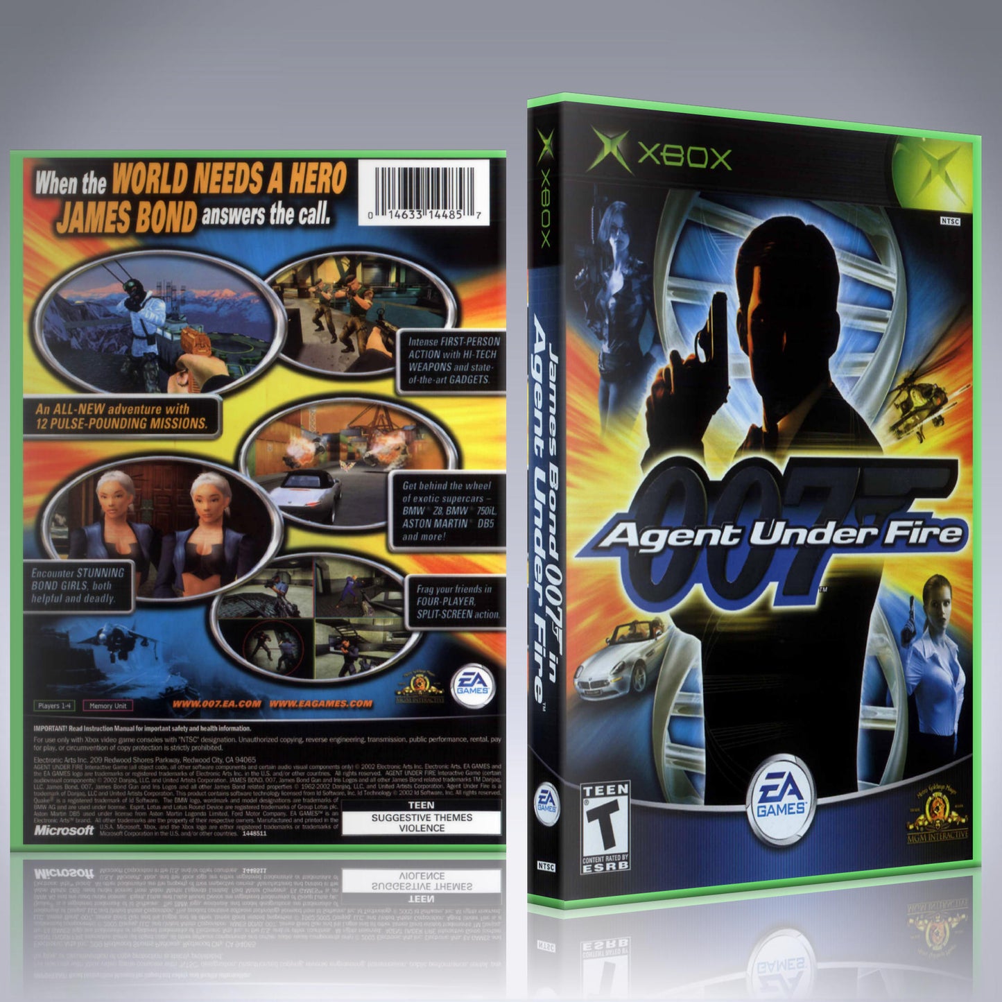 Xbox Case - NO GAME - 007 Agent Under Fire