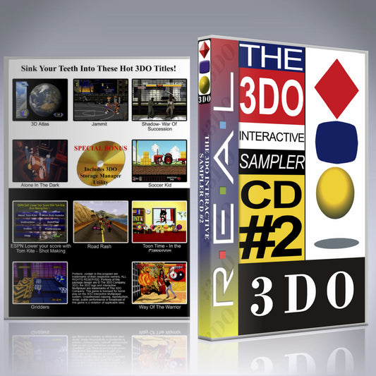 3DO Custom Case - NO GAME - 3DO Sampler CD 2