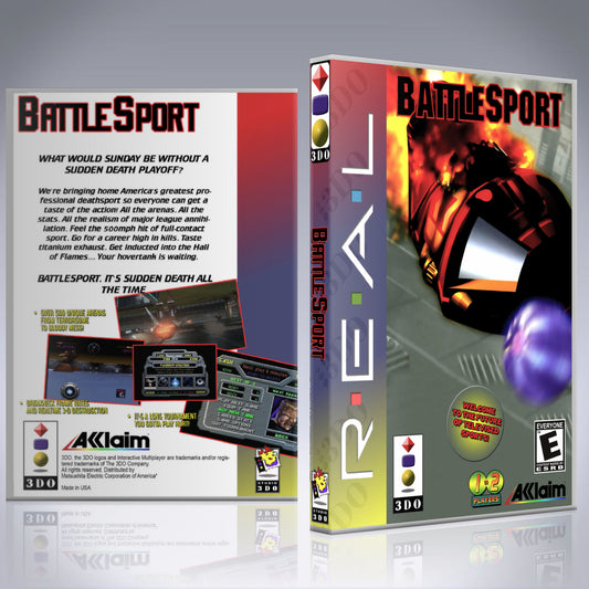 3DO Custom Case - NO GAME - Battle Sport