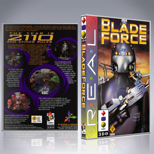 3DO Custom Case - NO GAME - Blade Force