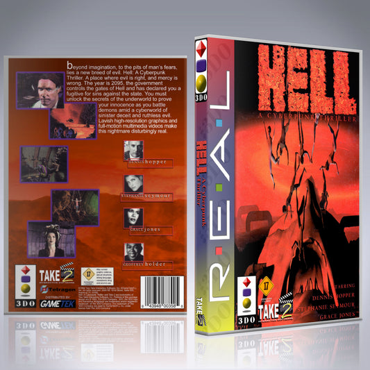 3DO Custom Case - NO GAME - Hell