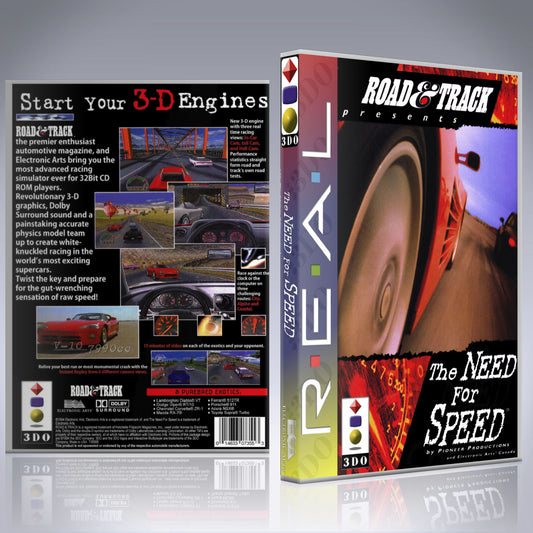 3DO Custom Case - NO GAME - Need for Speed