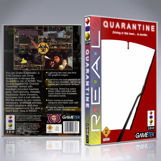 3DO Custom Case - NO GAME - Quarantine