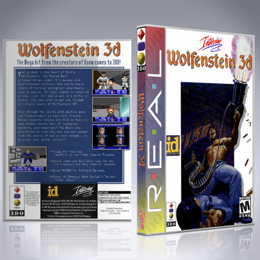 3DO Custom Case - NO GAME - Wolfenstein 3D