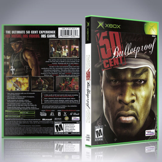 Xbox Case - NO GAME - 50 Cent - Bulletproof