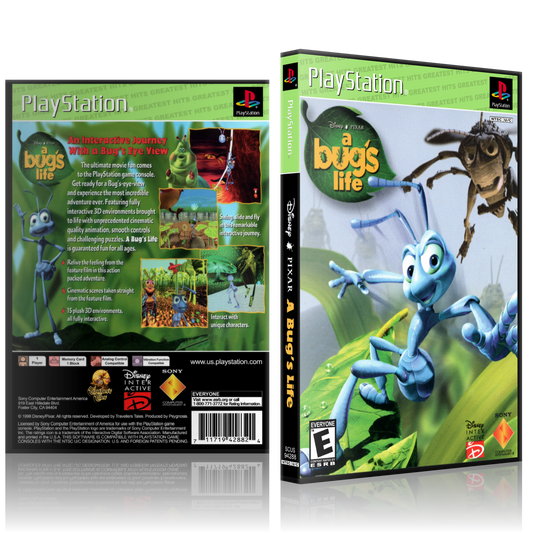PS1 Case - NO GAME - A Bug's Life - Greatest Hits