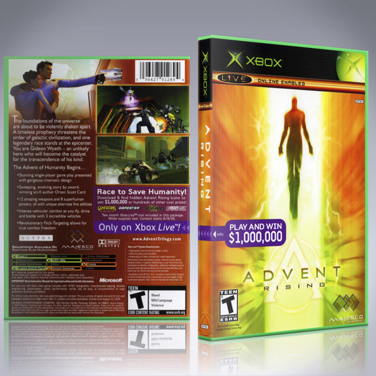 Xbox Case - NO GAME - Advent Rising