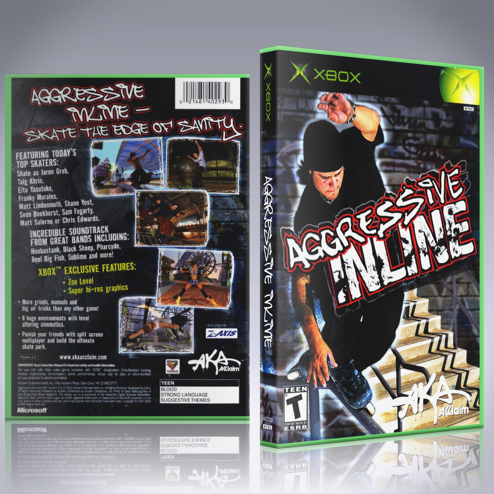 Xbox Case - NO GAME - Aggressive Inline – sgtmo