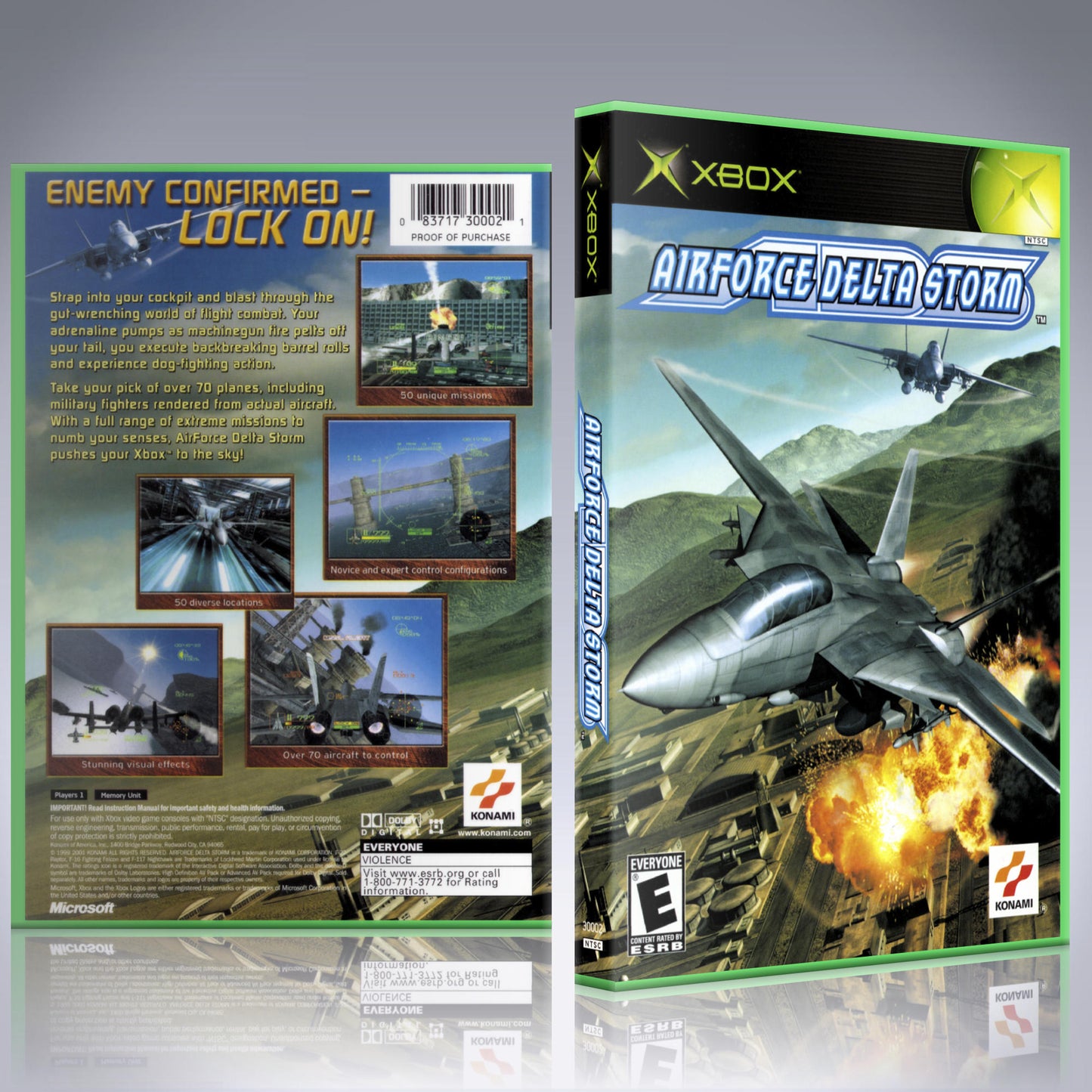 Xbox Case - NO GAME - Air Force Delta Storm