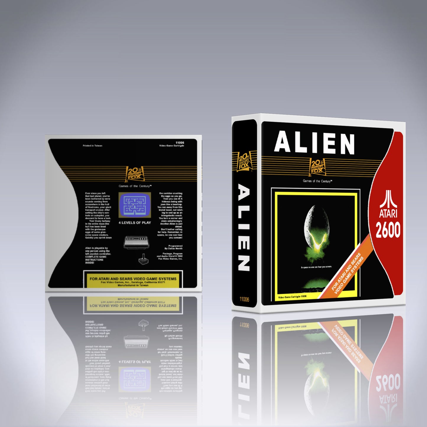 Atari 2600 Case - NO GAME - Alien
