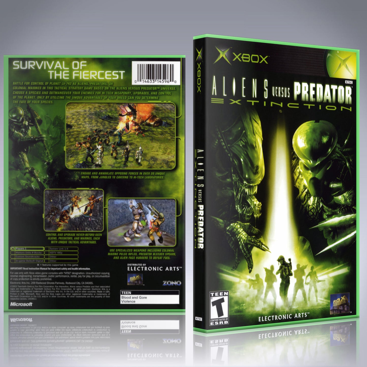 Xbox Case - NO GAME - Aliens vs Predator - Extinction