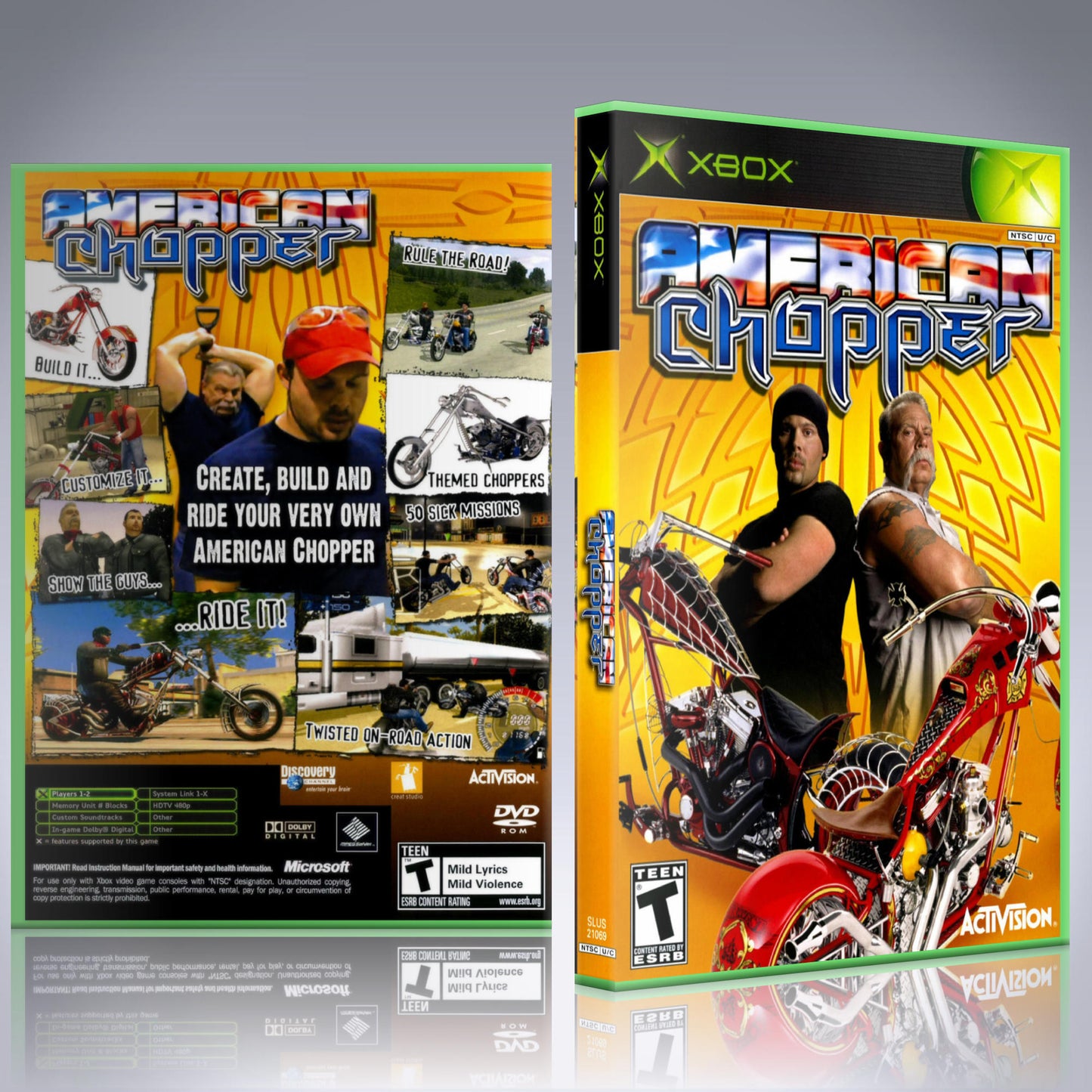 Xbox Case - NO GAME - American Chopper