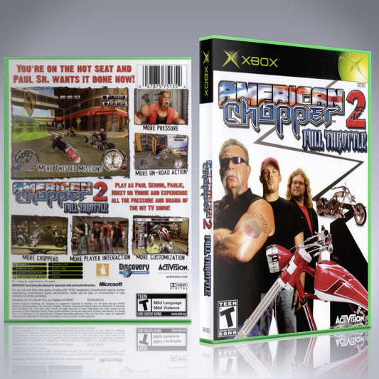 Xbox Case - NO GAME - American Chopper 2 - Full Throttle