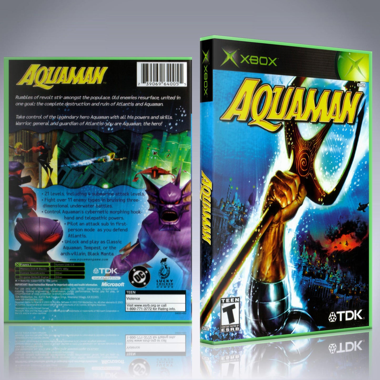 Xbox Case - NO GAME - Aquaman