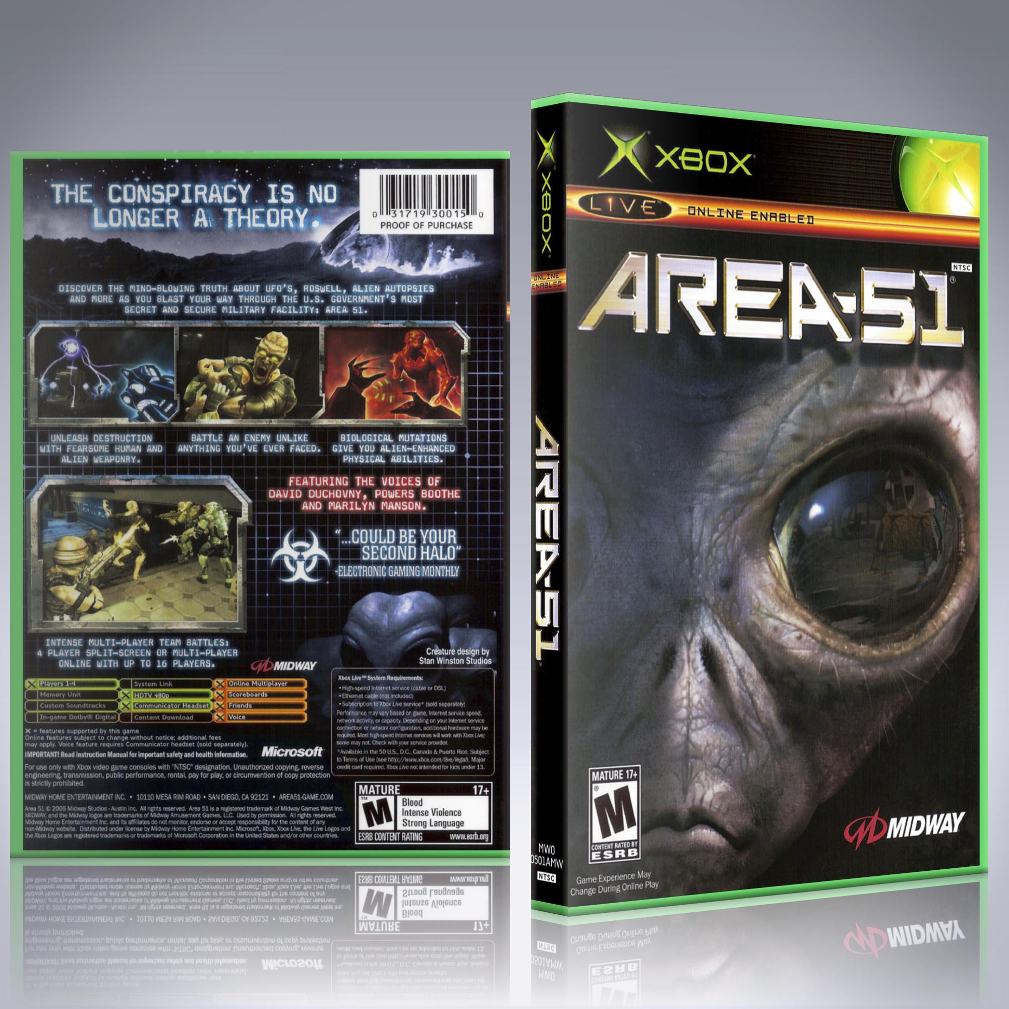 Xbox Case - NO GAME - Area 51 – sgtmo