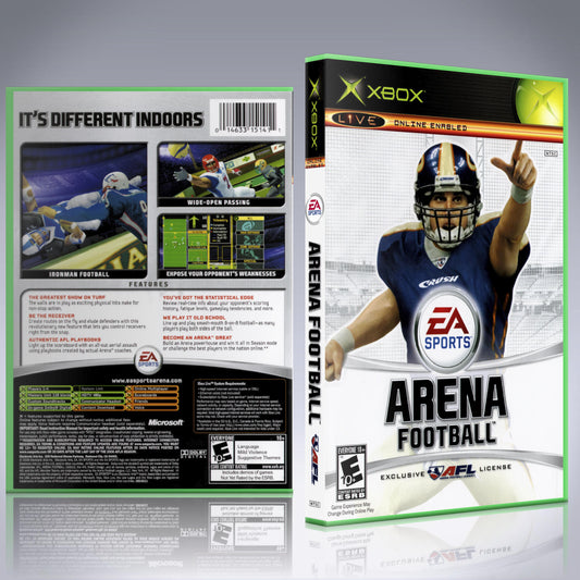 Xbox Case - NO GAME - Arena Football