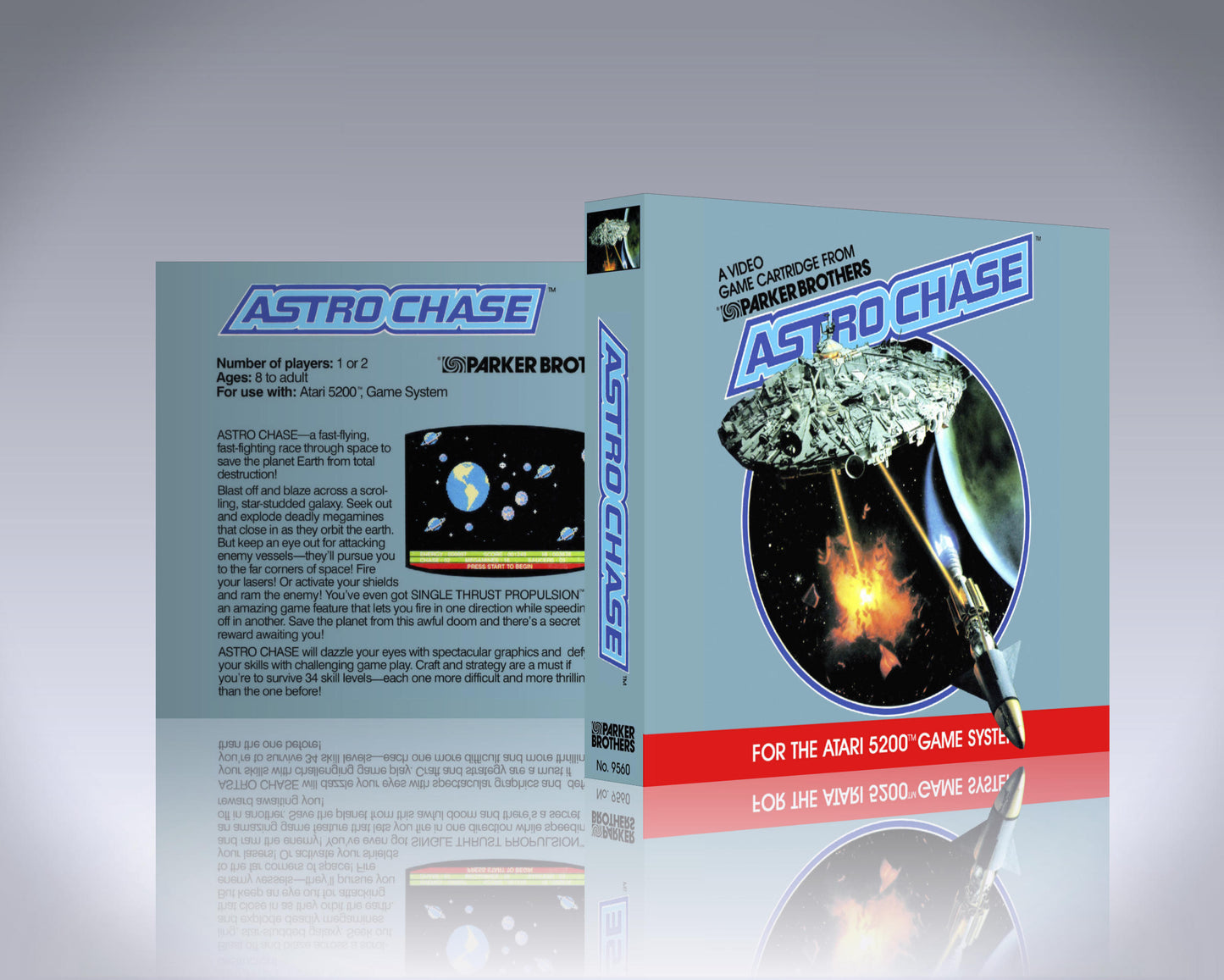 Atari 5200 Case - NO GAME - Astro Chase