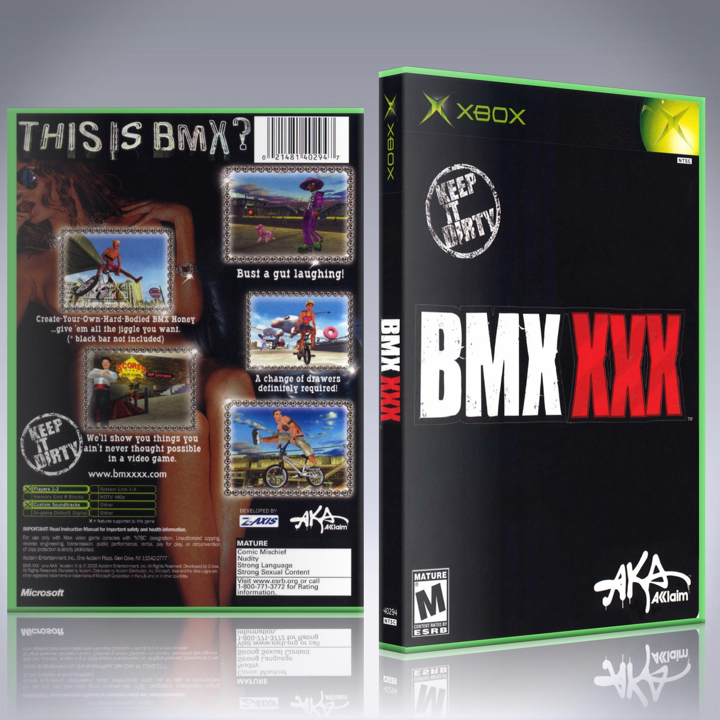 Xbox Case - NO GAME - BMX XXX