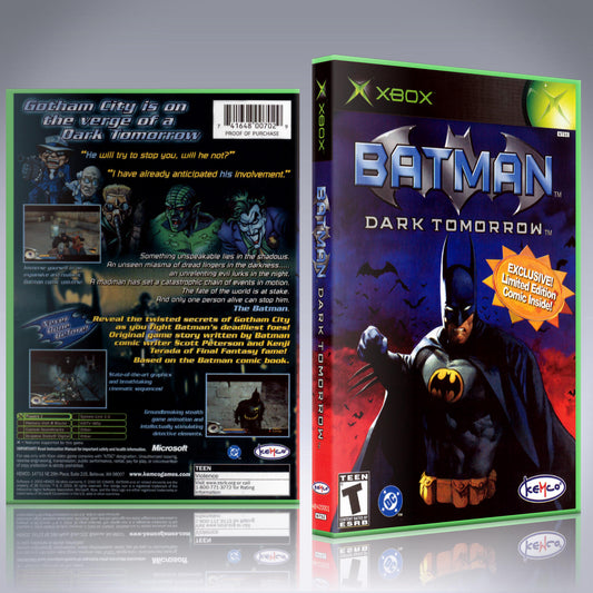 Xbox Case - NO GAME - Batman - Dark Tomorrow