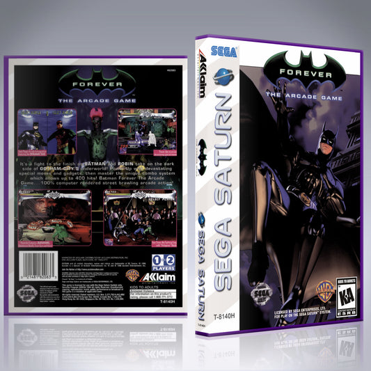 Sega Saturn Custom Case - NO GAME - Batman Forever - The Arcade Game