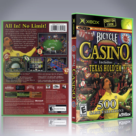 Xbox Case - NO GAME - Bicycle Casino