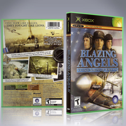 Xbox Case - NO GAME - Blazing Angels - Squadrons of WWII