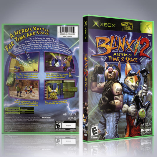 Xbox Case - NO GAME - Blinx 2 - Masters of Time and Space