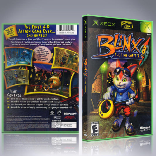 Xbox Case - NO GAME - Blinx the Time Sweeper