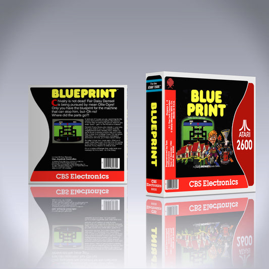 Atari 2600 Case - NO GAME - Blueprint