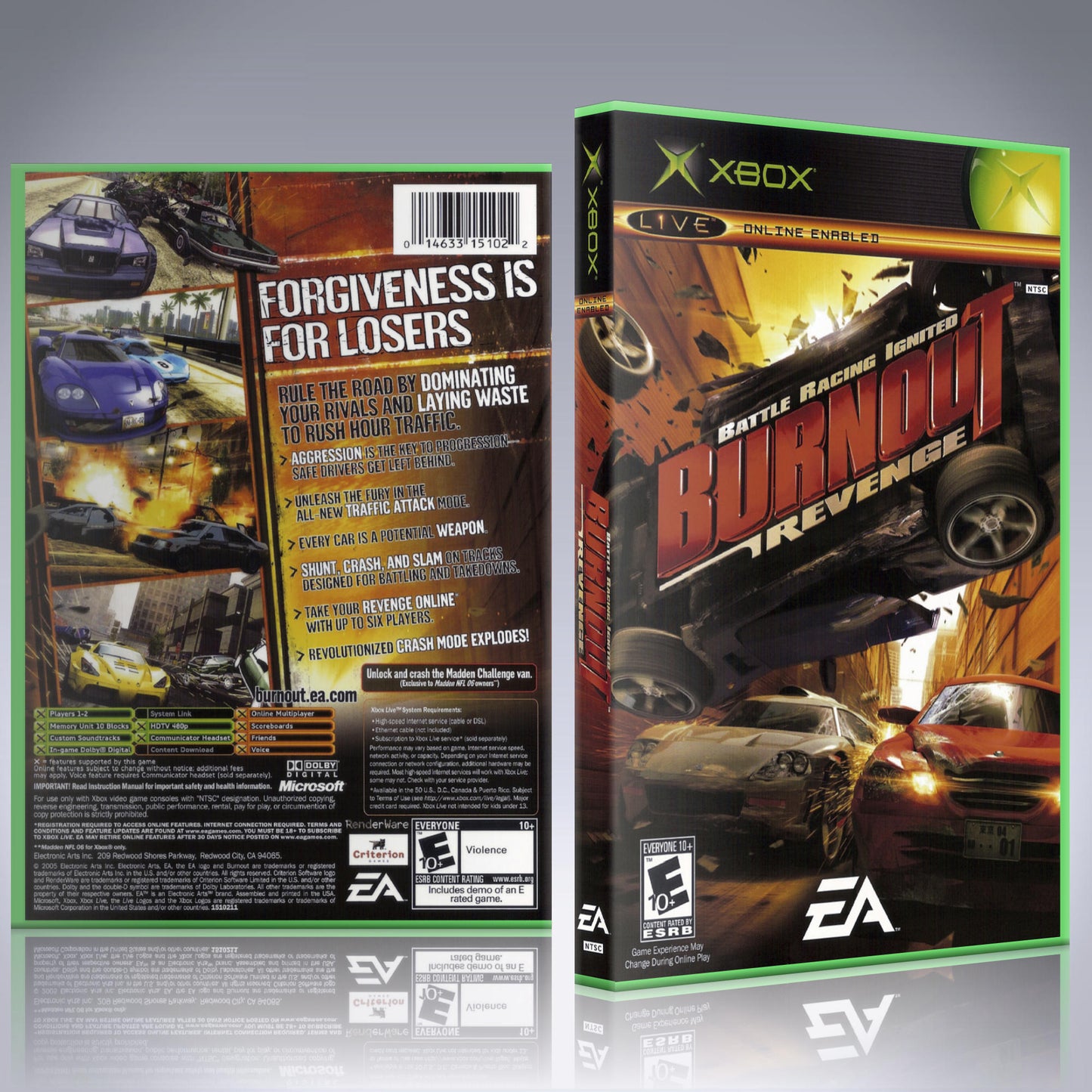 Xbox Case - NO GAME - Burnout Revenge