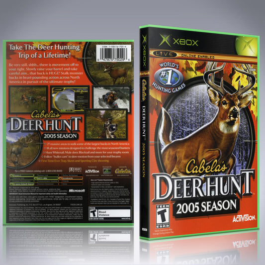 Xbox Case - NO GAME - Cabela's Deer Hunt 2005 Season