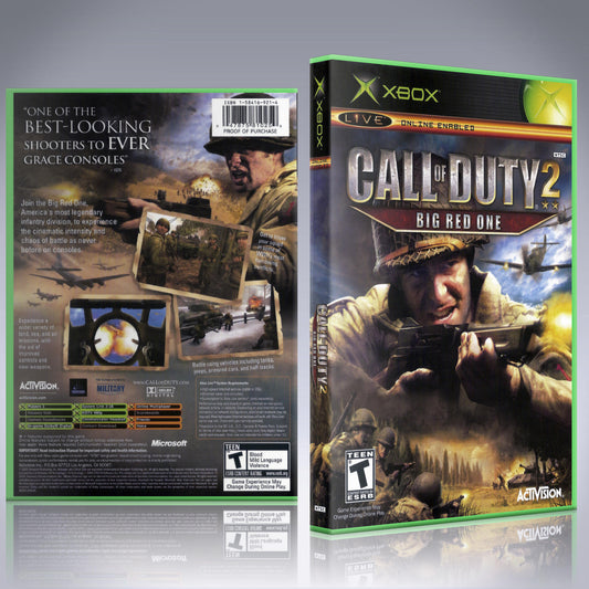 Xbox Case - NO GAME - Call of Duty 2 - Big Red One