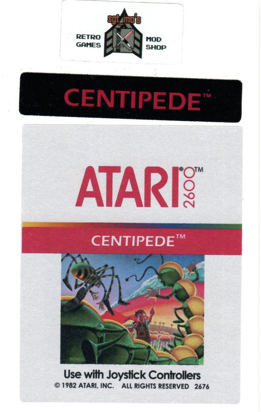 Atari 2600 Label - Centipede