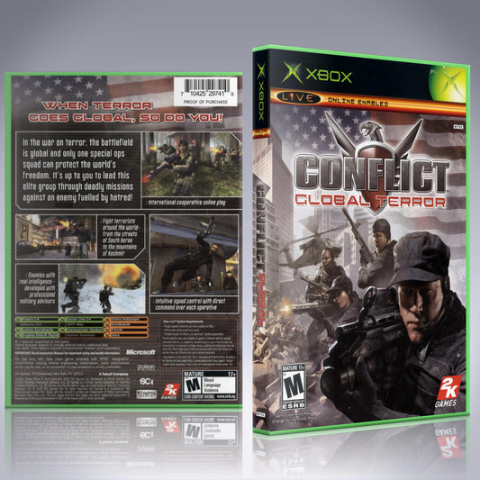 Xbox Case - NO GAME - Conflict - Global Terror