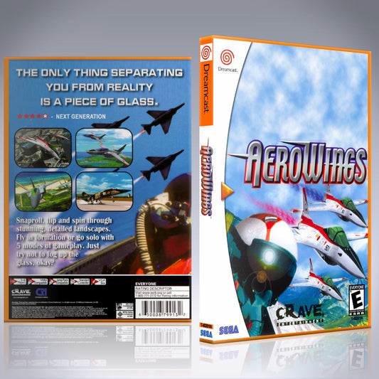 Dreamcast Custom Case - NO GAME - AeroWings