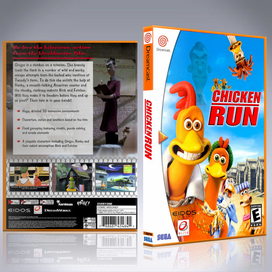 Dreamcast Custom Case - NO GAME - Chicken Run
