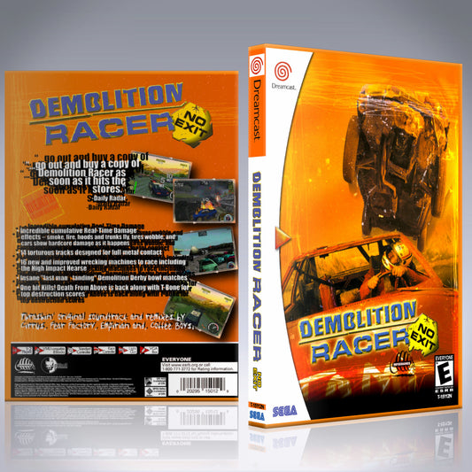 Dreamcast Custom Case - NO GAME - Demolition Racer - No Exit