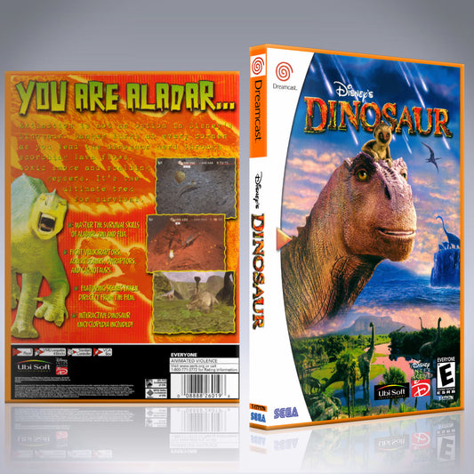 Dreamcast Custom Case - NO GAME - Disney's Dinosaur