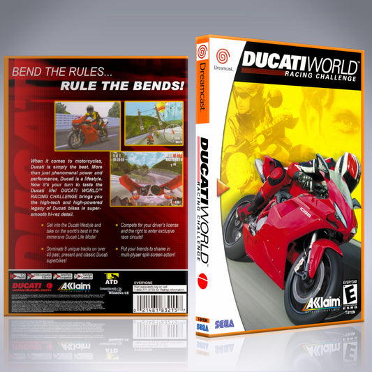 Dreamcast Custom Case - NO GAME - Ducati World Racing Challenge