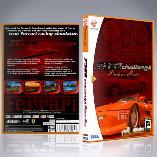 Dreamcast Custom Case - NO GAME - F355 Challenge