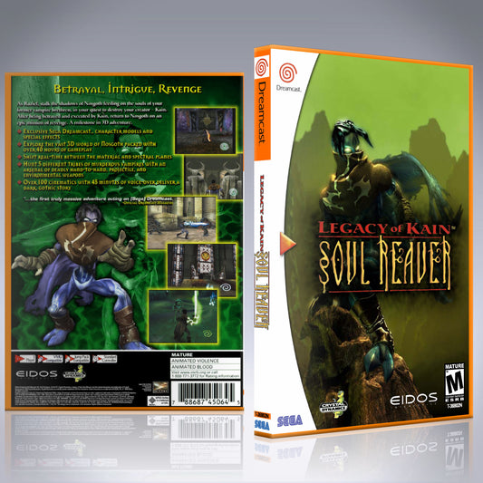 Dreamcast Custom Case - NO GAME - Legacy of Kain - Soul Reaver