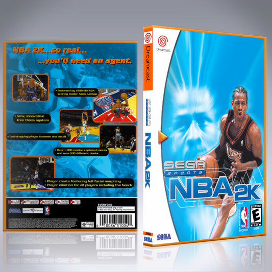 Dreamcast Custom Case - NO GAME - NBA2K