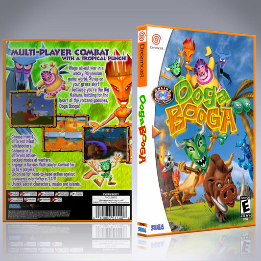 Dreamcast Custom Case - NO GAME - Ooga Booga