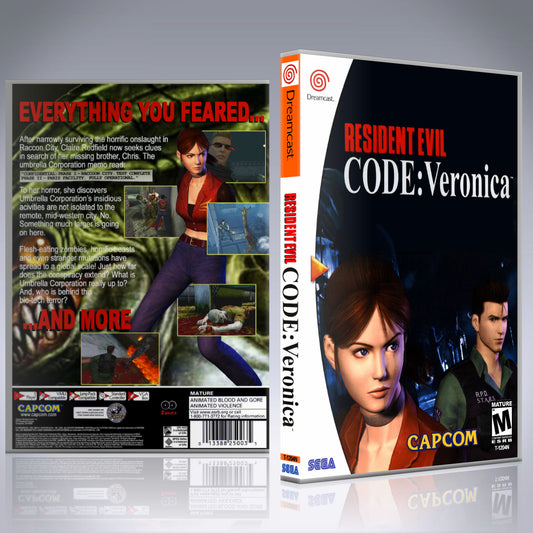 Dreamcast Custom Case - NO GAME - Resident Evil - Code Veronica [2 Disc]