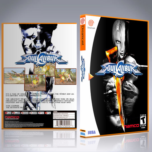 Dreamcast Custom Case - NO GAME - Soul Calibur