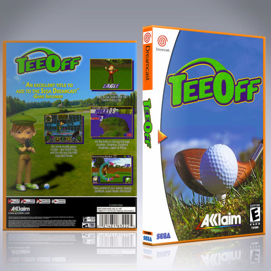 Dreamcast Custom Case - NO GAME - Tee Off