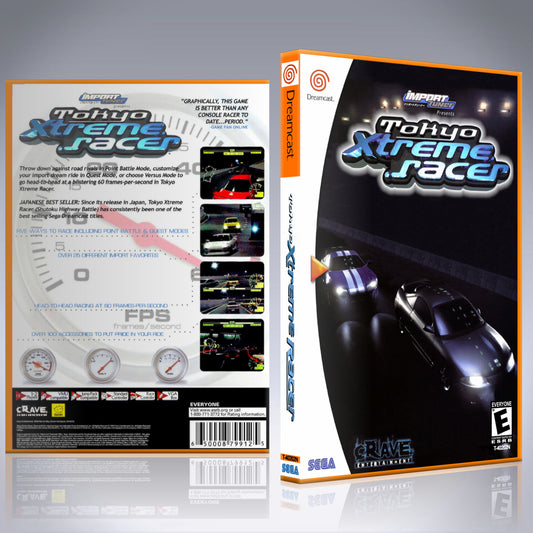 Dreamcast Custom Case - NO GAME - Tokyo Extreme RacerTokyo Xtreme Racer