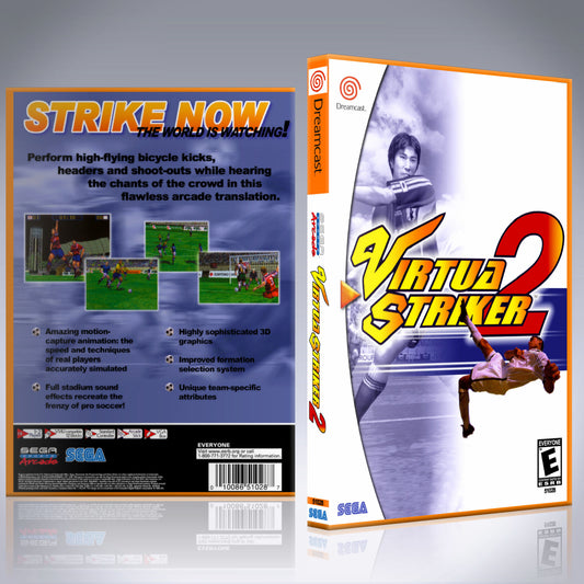 Dreamcast Custom Case - NO GAME - Virtua Striker 2