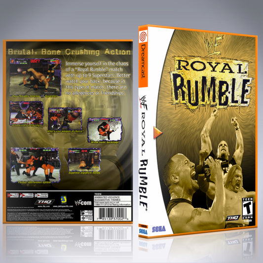 Dreamcast Custom Case - NO GAME - WWF Royal Rumble